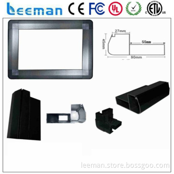 Leeman ph6 super-thin flexible led screen display anodized aluminum window frames profile smd p10 led screen